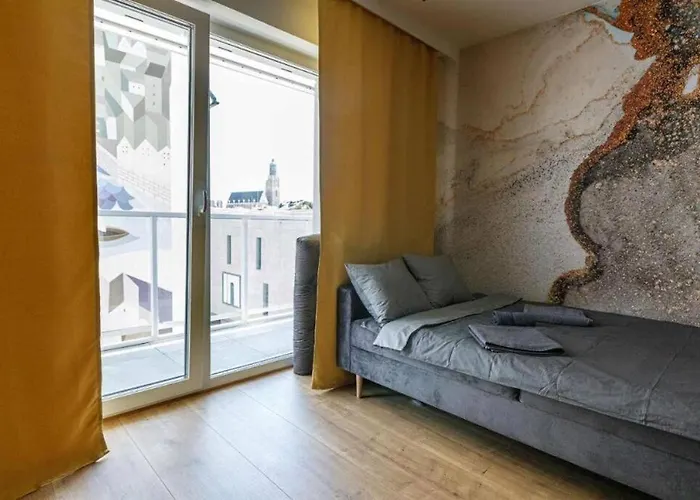 Golden - Cozy Studio- Odra River&ksiecia Witolda Appartement *