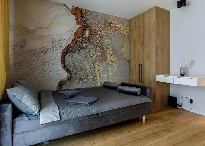 Appartement Golden - Cozy Studio- Odra River&ksiecia Witolda Wrocław