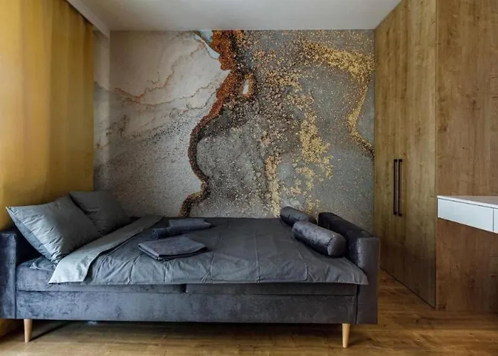 Golden - Cozy Studio- Odra River&ksiecia Witolda Wrocław