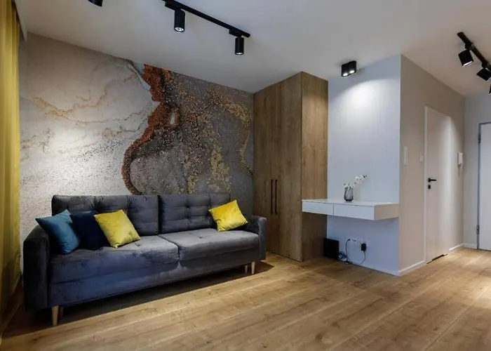 Appartement Golden - Cozy Studio- Odra River&ksiecia Witolda Wrocław